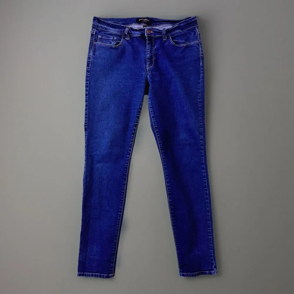 Banana Republic Skinny Fit Jeans Womens 30/10P Dark Wash Petite Denim EUC